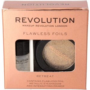 Makeup Revolution, Flawless Foils, metaliczny cień do powiek + baza Retreat Makeup Revolution, Flawless Foils, metaliczny cień do powiek + baza Retreat