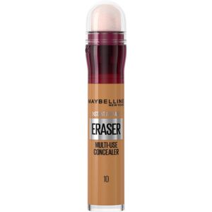 Maybelline Instant Anti-Age Eraser Concealer, Korektor do twarzy z gąbeczką, 10 Caramel, 6.8ml Maybelline Instant Anti-Age Eraser Concealer, Korektor do twarzy z gąbeczką, 10 Caramel, 6.8ml