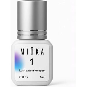 MIOKA 1 Klej do przedłużania rzęs 0,5 sek 5 ml MIOKA 1 Klej do przedłużania rzęs 0,5 sek 5 ml