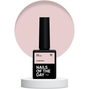 NAILSOFTHEDAY Cover base NEW 11 delikatny nude baza hybrydowa, 10 ml NAILSOFTHEDAY Cover base NEW 11 delikatny nude baza hybrydowa, 10 ml