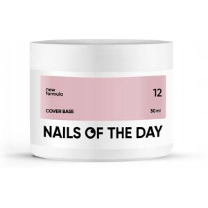 NAILSOFTHEDAY Cover base NEW 12 zgaszona beżowo-różowa baza hybrydowa 30 ml NAILSOFTHEDAY Cover base NEW 12 zgaszona beżowo-różowa baza hybrydowa 30 ml
