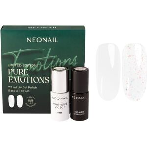 NEONAIL Zestaw do paznokci PURE EMOTIONS UV Gel Polish Base & Top Set NEONAIL Zestaw do paznokci PURE EMOTIONS UV Gel Polish Base & Top Set