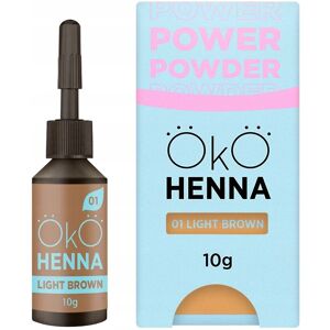 OKO HENNA PUDROWA DO BRWI POWER POWDER NR 01 LIGHT BROWN OKO HENNA PUDROWA DO BRWI POWER POWDER NR 01 LIGHT BROWN