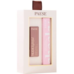 Paese, Zestaw Cheeky Nude Look, tusz do rzęs 9 ml + pomadka do ust 4,5 g Paese, Zestaw Cheeky Nude Look, tusz do rzęs 9 ml + pomadka do ust 4,5 g
