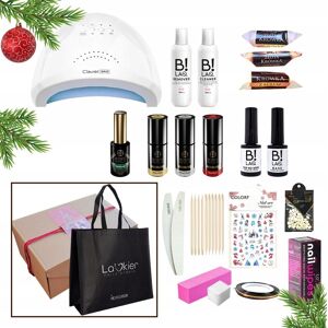 Prezentowy zestaw do paznokci hybrydowych - lampa + 4x lakier hybrydowy Boska Nails 6g + preparaty + akcesoria + słodkości Prezentowy zestaw do paznokci hybrydowych - lampa + 4x lakier hybrydowy Boska Nails 6g + preparaty + akcesoria + słodkości