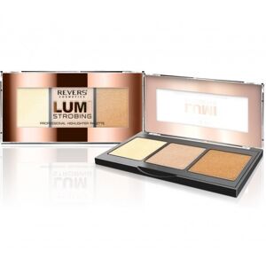 Revers Puder rozświetlający Lumi Strobing Professional Highlighter Palette (MIX*12szt.) 12,5g Revers Puder rozświetlający Lumi Strobing Professional Highlighter Palette (MIX*12szt.) 12,5g