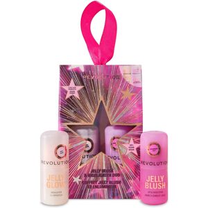 Revolution zestaw róż Jelly Blush Strawberry i rozświetlacz Jelly Glow Revolution zestaw róż Jelly Blush Strawberry i rozświetlacz Jelly Glow