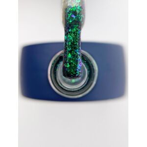 TOUCH Rainbow top 01 - top hybrydowy z zielonymi płatkami yuki, 13 ml TOUCH Rainbow top 01 - top hybrydowy z zielonymi płatkami yuki, 13 ml