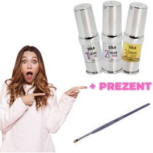 Zestaw do laminacji brwi i rzęs Zola Brow&Lash; Lamination System + PREZENT Pędzelek do brwi Creator Synthetic nr 15 prosty Zestaw do laminacji brwi i rzęs Zola Brow&Lash; Lamination System + PREZENT Pędzelek do brwi Creator Synthetic nr 15 prosty