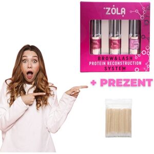 Zestaw do laminacji brwi Zola Brow&Lash; Protein Reconstruction System + PREZENT Aplikatory (mikroszczoteczki) 100 szt. op. Zestaw do laminacji brwi Zola Brow&Lash; Protein Reconstruction System + PREZENT Aplikatory (mikroszczoteczki) 100 szt. op.