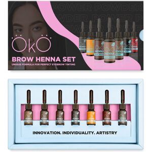 Zestaw henny do brwi OKO Power Powder, 7*5 g Zestaw henny do brwi OKO Power Powder, 7*5 g