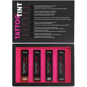 ZOLA farba farbki do brwi i rzęs Tattoo Tint ZESTAW 4x 15 ml ZOLA farba farbki do brwi i rzęs Tattoo Tint ZESTAW 4x 15 ml