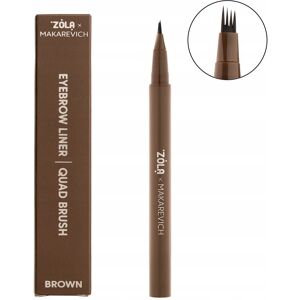 ZOLA x Makarevich Eyebrow Liner do brwi Brąz Quad brush ZOLA x Makarevich Eyebrow Liner do brwi Brąz Quad brush