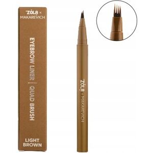 ZOLA x Makarevich Eyebrow Liner Jasny brąz Quad brush ZOLA x Makarevich Eyebrow Liner Jasny brąz Quad brush