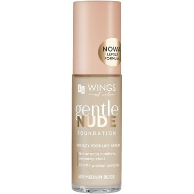 Aa Wings Of Color Gentle Nude Foundation Kryjący Podkładserum 405 Medium Aa Wings Of Color Gentle Nude Foundation Kryjący Podkładserum 405 Medium