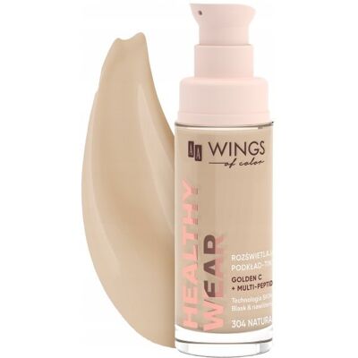 Aa Wings Of Color Healthy Wear Podkład Rozświetlający 304 Natural Beige Aa Wings Of Color Healthy Wear Podkład Rozświetlający 304 Natural Beige