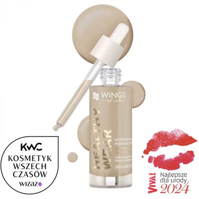 Aa Wings Of Color Healthy Wear Podkład-Tint Rozświetlający 303 Light Beige 30 Ml Aa Wings Of Color Healthy Wear Podkład-Tint Rozświetlający 303 Light Beige 30 Ml