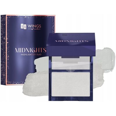 Aa Wings Of Color Midnights Duo Rozświetlacz 3,2 G + 4 G Aa Wings Of Color Midnights Duo Rozświetlacz 3,2 G + 4 G
