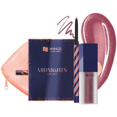 AA Wings Of Color Midnights Zestaw do makijażu ust 02 Moonlit Blush AA Wings Of Color Midnights Zestaw do makijażu ust 02 Moonlit Blush