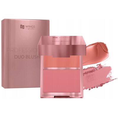 Aa Wings Of Color Professional Duo Blush Róż Do Policzków 2w1 02 Peach Haze Aa Wings Of Color Professional Duo Blush Róż Do Policzków 2w1 02 Peach Haze