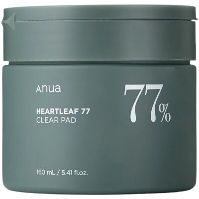 Anua Heartleaf 77% Clear Pad Tonizujące Płatki do Twarzy z Ekstraktem z Pstrolistki 160ml Anua Heartleaf 77% Clear Pad Tonizujące Płatki do Twarzy z Ekstraktem z Pstrolistki 160ml
