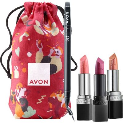 AVON Zestaw do makijażu ust ULTRA na prezent AVON Zestaw do makijażu ust ULTRA na prezent