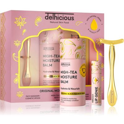 delhicious MOISTURE MAGIC Zestaw Prezentowy - Głęboko Nawilżająca Pielęgnacja Ciała i Twarzy delhicious MOISTURE MAGIC Zestaw Prezentowy - Głęboko Nawilżająca Pielęgnacja Ciała i Twarzy
