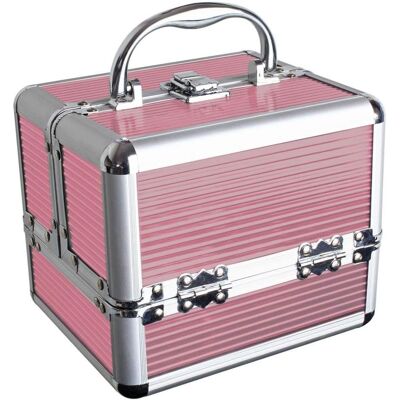 Igadgitz Home Makeup Makijaż, Twarde Etui Vanity, Beauty Case, Pudełko Do Przechowywania Makijażu - 4 Rozkładane Tace, Dolna Komora I Uchwyt Do Prze.. Igadgitz Home Makeup Makijaż, Twarde Etui Vanity, Beauty Case, Pudełko Do Przechowywania Makijażu - 4 Rozkładane Tace, Dolna Komora I Uchwyt Do Prze..
