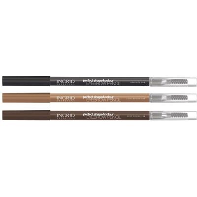Ingrid, Perfect Shape & Colour, Kredka Do Brwi 102 Graphite Ingrid, Perfect Shape & Colour, Kredka Do Brwi 102 Graphite