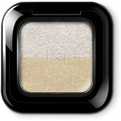 Kiko Milano Bright Duo Eyeshadow Podwójny Cień Do Powiek 01 Metallic White/true Gold 2.5g Kiko Milano Bright Duo Eyeshadow Podwójny Cień Do Powiek 01 Metallic White/true Gold 2.5g