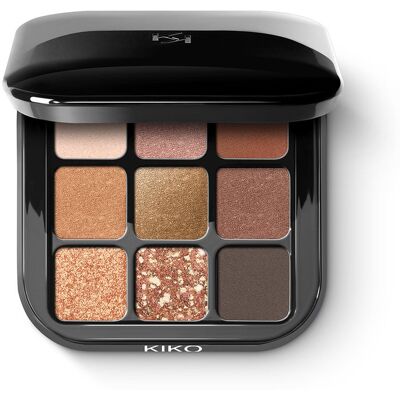 Kiko Milano, Glamour Multi Finish Eyeshadow Palette Paleta 9 Cieni Do Powiek O Różnym Wykończeniu 02 Sunset Vibes Kiko Milano, Glamour Multi Finish Eyeshadow Palette Paleta 9 Cieni Do Powiek O Różnym Wykończeniu 02 Sunset Vibes