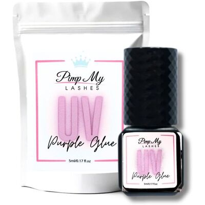 Klej Do Przedłużania Rzęs Uv Purple Glue 5ml Pimp My Lashes Klej Do Przedłużania Rzęs Uv Purple Glue 5ml Pimp My Lashes