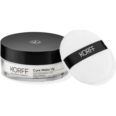Przezroczysty puder utrwalający Korff - Puder do twarzy - Długotrwałe makijaż Przezroczysty puder utrwalający Korff - Puder do twarzy - Długotrwałe makijaż