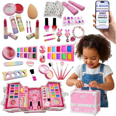 Pltb KUFEREK BEAUTY UNICORN • makijaż + manicure dla dzieci • 40 akcesoriów • pędzle, lakiery, cienie brokatowe PREZENT DLA CÓRKI WNUCZKI + EBOOK-2 Pltb KUFEREK BEAUTY UNICORN • makijaż + manicure dla dzieci • 40 akcesoriów • pędzle, lakiery, cienie brokatowe PREZENT DLA CÓRKI WNUCZKI + EBOOK-2