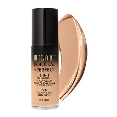 Milani, Conceal + Perfect 2-In-1, Kryjący Podkład Do Twarzy 04 Medium Beige, 30 Ml Milani, Conceal + Perfect 2-In-1, Kryjący Podkład Do Twarzy 04 Medium Beige, 30 Ml