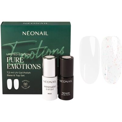 Neonail Zestaw Do Paznokci Pure Emotions Uv Gel Polish Base & Top Set Neonail Zestaw Do Paznokci Pure Emotions Uv Gel Polish Base & Top Set