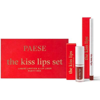 Paese The Kiss Lips Rusty Red Szminka i Lipgloss - Pielęgnacja i Kolor Paese The Kiss Lips Rusty Red Szminka i Lipgloss - Pielęgnacja i Kolor