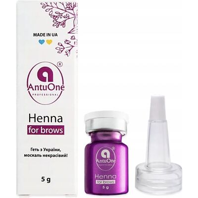 Pro-Ject Lashes, Henna Pudrowa Do Brwi Antuone, Jasny Brąz, 5g Pro-Ject Lashes, Henna Pudrowa Do Brwi Antuone, Jasny Brąz, 5g