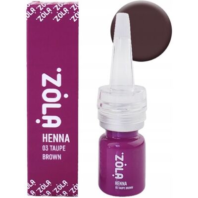 Pro-Ject Lashes, Henna Pudrowa Do Brwi Zola, 03 Taupe Brow, 5g Pro-Ject Lashes, Henna Pudrowa Do Brwi Zola, 03 Taupe Brow, 5g