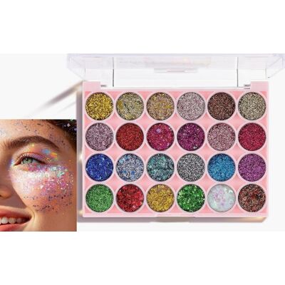 Inny producent Prreal 24 Kolory Brokatowa Paleta Żelowa, Holograficzna Brokatowa Twarz, Syrenka Cekiny Gruby Żel Do Makijażu Dla Kobiet Strój Karnawałowy Impreza F.. Inny producent Prreal 24 Kolory Brokatowa Paleta Żelowa, Holograficzna Brokatowa Twarz, Syrenka Cekiny Gruby Żel Do Makijażu Dla Kobiet Strój Karnawałowy Impreza F..