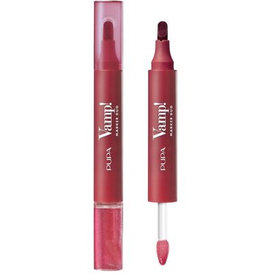Pupa Vamp! Marker Duo Marker Do Ust I Olejkowy Błyszczyk 2w1 005 Cherry Granita Pupa Vamp! Marker Duo Marker Do Ust I Olejkowy Błyszczyk 2w1 005 Cherry Granita