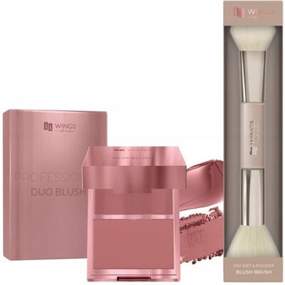 Zestaw Aa Wings Of Color Duo Blush Róż 01 + Pędzel Do Różu Zestaw Aa Wings Of Color Duo Blush Róż 01 + Pędzel Do Różu