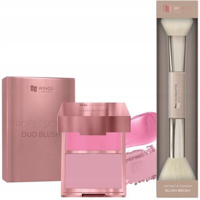 Zestaw Aa Wings Of Color Duo Blush Róż 03 + Pędzel Do Różu Zestaw Aa Wings Of Color Duo Blush Róż 03 + Pędzel Do Różu