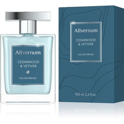 Allvernum, Cedarwood & Vetiver, woda perfumowana, 100 ml Allvernum, Cedarwood & Vetiver, woda perfumowana, 100 ml