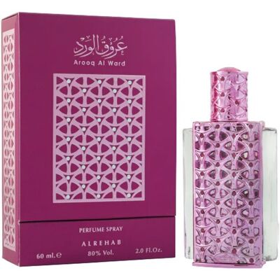 AROOQ AL WARD Damska Woda Perfumowana Arabska 60 ml Al Rehab AROOQ AL WARD Damska Woda Perfumowana Arabska 60 ml Al Rehab