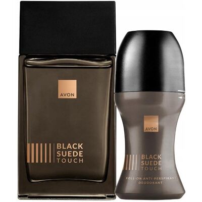 Avon Black Suede Touch Zestaw 2 Kosmetyków Woda Toaletowa 100ml + Kulka Avon Black Suede Touch Zestaw 2 Kosmetyków Woda Toaletowa 100ml + Kulka
