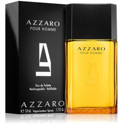 Azzaro Pour Homme Napełniany Eau De Toilette - 50ml Azzaro Pour Homme Napełniany Eau De Toilette - 50ml