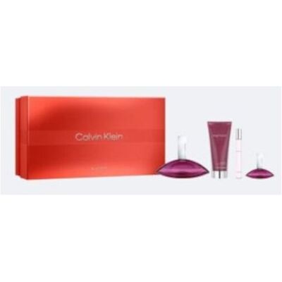 Calvin Klein Euphoria 100ml woda perfumowana + 15ml woda perfumowana + 10ml woda perfumowana + 100ml balsam do ciała Calvin Klein Euphoria 100ml woda perfumowana + 15ml woda perfumowana + 10ml woda perfumowana + 100ml balsam do ciała