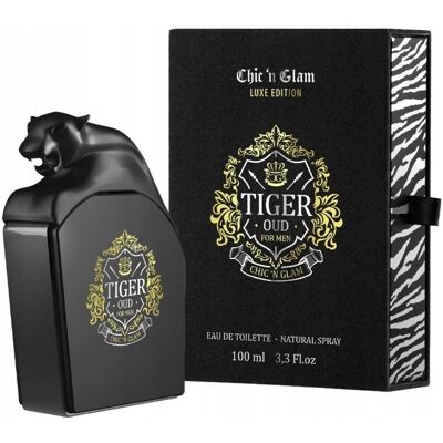 Chic'n Glam Men Luxe Edition Tiger Oud Edt 100ml –wyrafinowany Zapach Męski Chic'n Glam Men Luxe Edition Tiger Oud Edt 100ml –wyrafinowany Zapach Męski