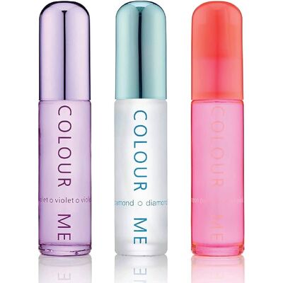 Colour Me, Triple Packs Femme, Zestaw Perfum, 3x50ml Colour Me, Triple Packs Femme, Zestaw Perfum, 3x50ml